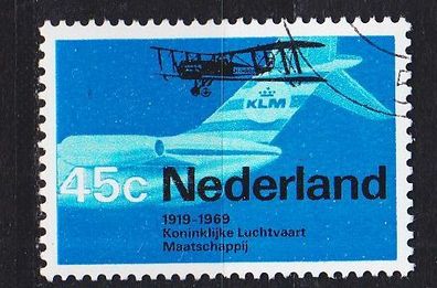 Niederlande Netherlands [1968] MiNr 0904 ( O/ used ) Flugzeug