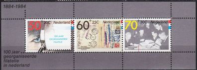Niederlande Netherlands [1984] MiNr 1253-55 Block 26 ( * */ mnh )