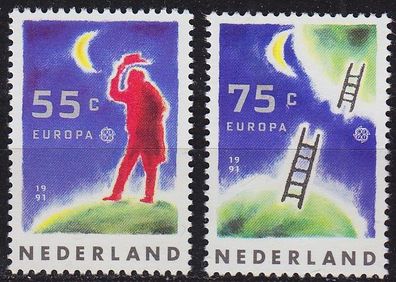 Niederlande Netherlands [1991] MiNr 1409-10 ( * */ mnh ) CEPT