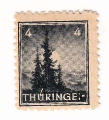 1945 SBZ - Thüringen Plattenfehler MiNr. 93AyIII, postfrisch gepr.