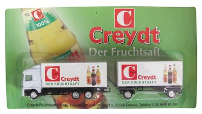 Creydt Fruchtsaft GmbH Nr.04 - Logo & Schriftzug - MB Actros - Hängerzug