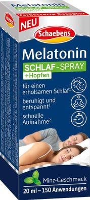 Schaebens, Melatonin SOFORT-Spray, neutral Minzgeschmack 1 Stk (1x20ml)