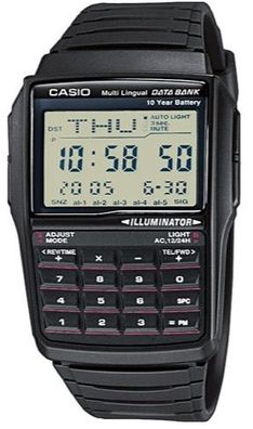 CASIO Databank Calculator Uhr Armbanduhr