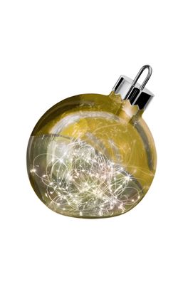 Sompex LED Dekoleuchte Ornament Große Weihnachtskugel mit Beleuchtung gold 30 cm