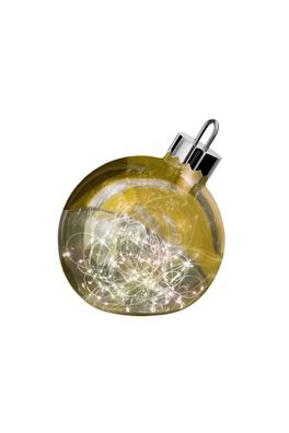 Sompex LED Dekoleuchte Ornament Große Weihnachtskugel mit Beleuchtung gold 25 cm