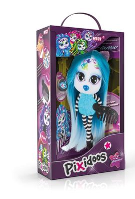 Nici 47508 Pixidoos Nali blau 20cm 4-tlg Spielset Plüsch in Geschenkverpackung