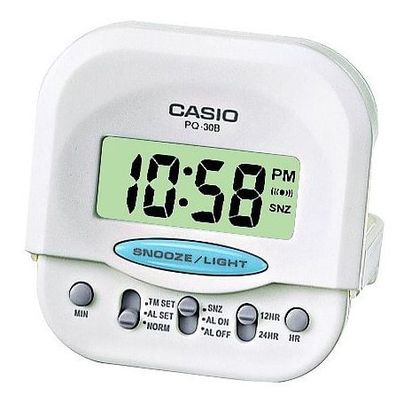 CASIO ALARM CLOCK Mod. PQ-30B-7E Uhr Armbanduhr