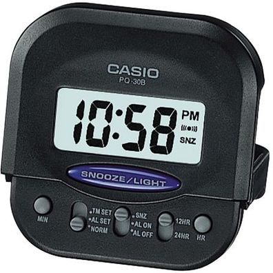 CASIO ALARM CLOCK Mod. PQ-30-8E Uhr Armbanduhr