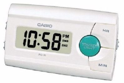 CASIO ALARM CLOCK Mod. PQ-31-7E Uhr Armbanduhr