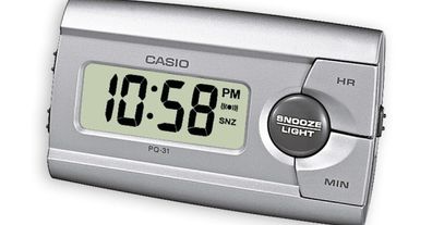 CASIO ALARM CLOCK Mod. PQ-31-8E Uhr Armbanduhr
