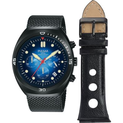 PULSAR Mod. PT3951X2 Special Pack + Extra Strap Uhr Armbanduhr