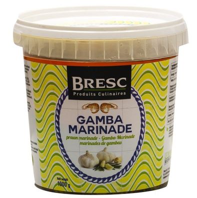 Bresc Gamba Shrimps Marinade 10x 1kg vegane Gewürzmischung mediterrane Würz-Paste