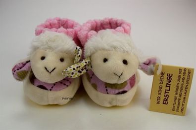 Babyschuhe Schaf Pink Erstlinge Socken Überschuhe Baby Plüschschuhe Mädchen 0-10
