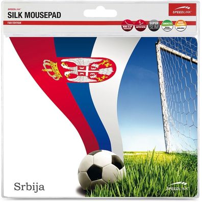 Speedlink MousePad MausPad Motiv Fußball Fahne Serbien Serbia Srbija WM EM