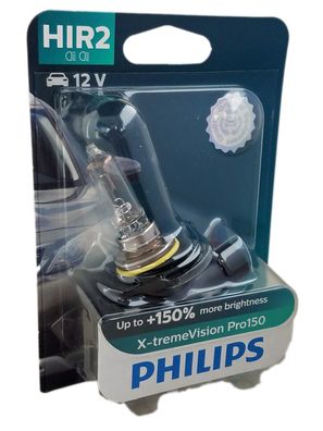 HIR2 12V 55W PX22d X-tremeVision Pro150 1St. Blister Philips 9012XVPB1