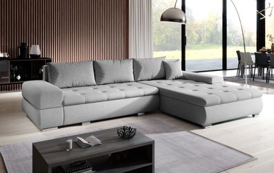 FURNIX Arzo Sofa L-Form Eckcouch Schlafsofa Couch mit Schlaffunktion modern PR92