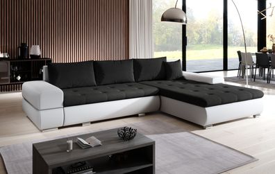 FURNIX Arzo Eckcouch L-Form Sofa Schlafsofa Couch Schlaffunktion MA 120 + OR 100