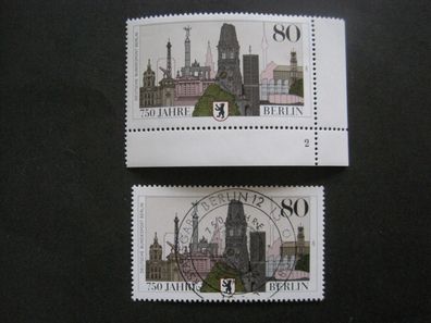 Berlin MiNr. 776 Eckrand postfrisch * * & Ersttag gestempelt (E 858)