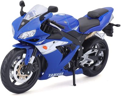 Maisto - Modellmotorrad - Yamaha YZF-R1 (blau, Maßstab 1:12) Miniatur Modell