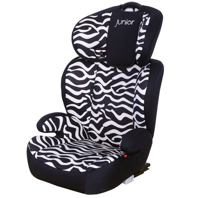 Kindersitz Premium 742 Gruppe 2 + 3 mit ISOFIX HDPE nach ECE R44/04, schwarz weiß