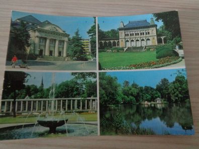 5950 Postkarte, Ansichtskarte -Staatsbad Bad Elster-Kurtheater, Kurhaus, Wandelhalle,