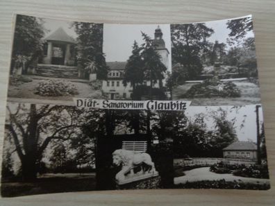 5952 Postkarte, Ansichtskarte -Diät-Sanatorium Glaubitz
