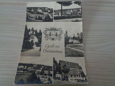 5953 Postkarte, Ansichtskarte -Grüße aus Oberbärenburg