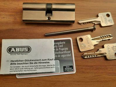 ABUS Profilzylinder TSB 5000 28/34, inkl. 3 Schlüssel, mit Schlüsselkarte -