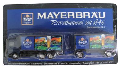 Mayer Privatbrauerei Nr.02 - Keller Bier - MB Actros - Hängerzug