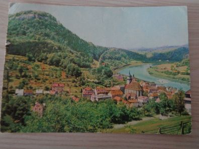 5967 Postkarte, Ansichtskarte - Königstein / Sächs. Schweiz