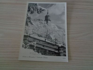 5977 Postkarte, Ansichtskarte - Winter in Königstein
