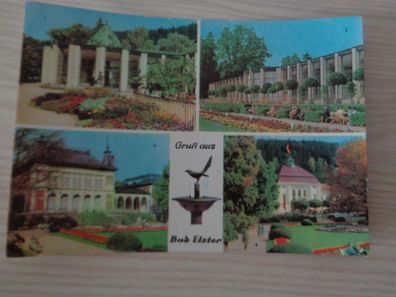 5782 Postkarte, Ansichtskarte - Bad Elster-Kurhaus, Badehaus, Wandelhalle