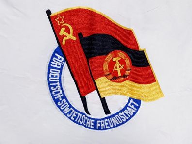 DDR Flagge Fahne Für Deutsch-Sowjetische Freundschaft