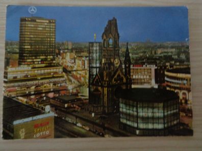 6001 Postkarte, Ansichtskarte -Berlin- Gedächtniskirche mit Europacenter