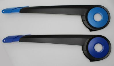Kettenschutz Hesling Cortez Schwarz Blau für BOSCH E-Bike Brille Kettenschutz