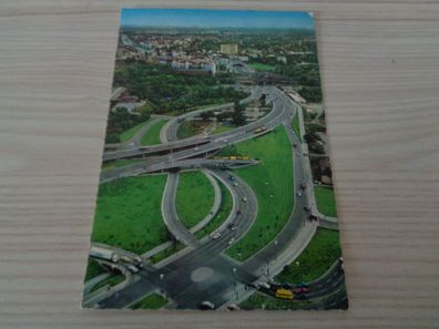 6007 Postkarte, Ansichtskarte -Berlin-Stadtautobahn am Messegelände