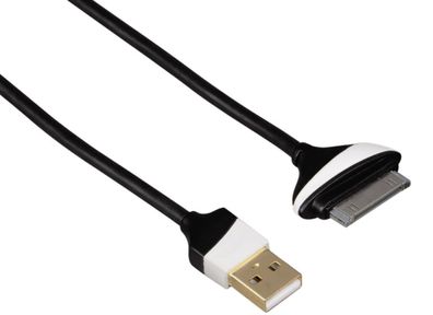 Hama USBKabel Premium DatenKabel Ladekabel Sync für Apple 30Pin iPad iPhone