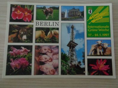 6018 Postkarte, Ansichtskarte -Berlin Internationale Grüne Woche 1997