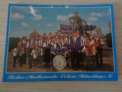 6020 Postkarte, Ansichtskarte -Berliner Mundharmonika -Orchester Hohnerklang e.V.