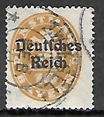 Deutsches Reich gestempelt Dienstmarke Michel-Nummer 35