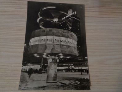 6044 Postkarte, Ansichtskarte -Berlin-Weltzeituhr auf dem Alexanderplatz