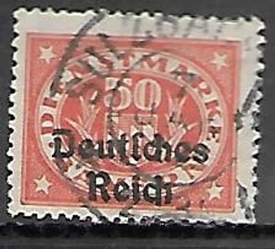 Deutsches Reich gestempelt Dienstmarke Michel-Nummer 40