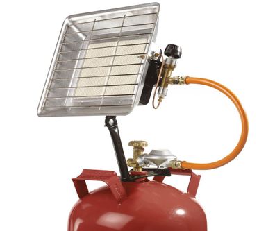 GOK Infrarot Flüssiggas Strahler mit Überdruck-Sicherheitseinrichtung S2SR
