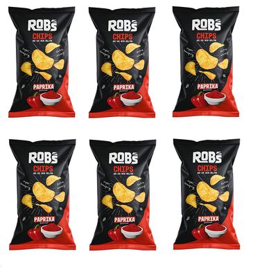 Rob´s chips Originals Kartoffelchips WIE SIE SEIN Sollten 6x 120g