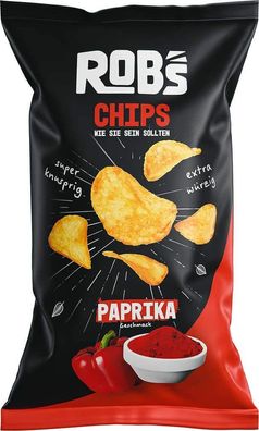 Rob´s chips Originals Kartoffelchips WIE SIE SEIN Sollten Paprika 120g