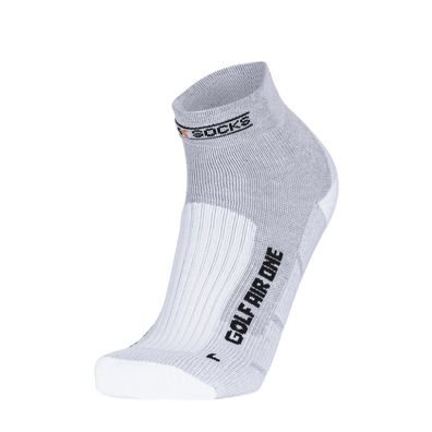 X-Socks Sportsocken Golfsocken Low Cut Weiß Grau Melange Gr. 45-47 Golf - NEU