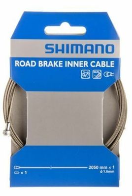 Shimano Fahrrad Rennrad-Bremsinnenzug Edelstahl 2050 mm Birnennippel Y-80098330