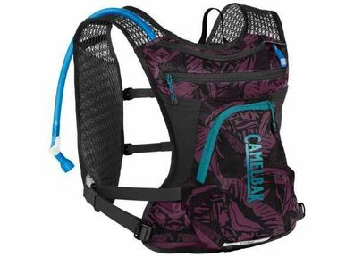 Camelbak Chase Violet Schwarz Pflaume Trinkweste Laufweste Trinkrucksack 4 L