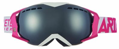 Ariete Ariette Mantis Weiß Pink Ski Snow Board Brille Googles Antifog NEU OVP