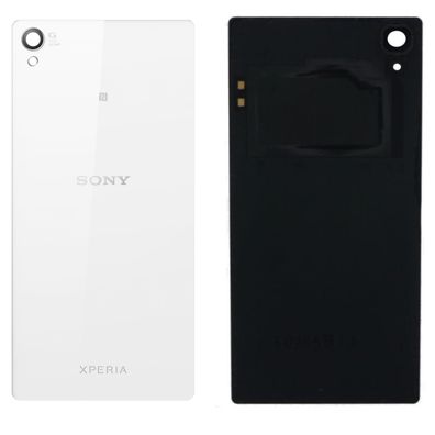 Original Sony Xperia Z3+ Z3 Plus D6553 Akkudeckel Backcover Weiß Guter Zustand